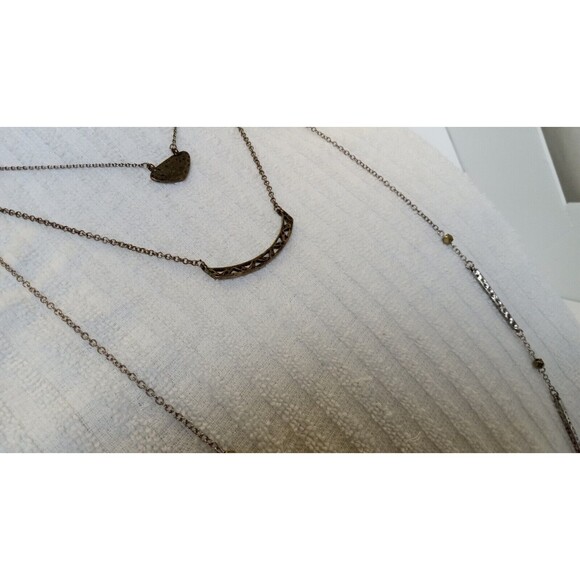 Premier Designs Jewelry Down to Earth 16" - 34" +4" Necklace 3 Removable Strands - Picture 5 of 9